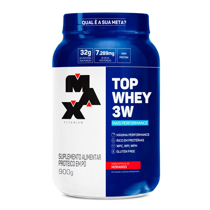 MAX TITANIUM TOP WHEY MORANGO