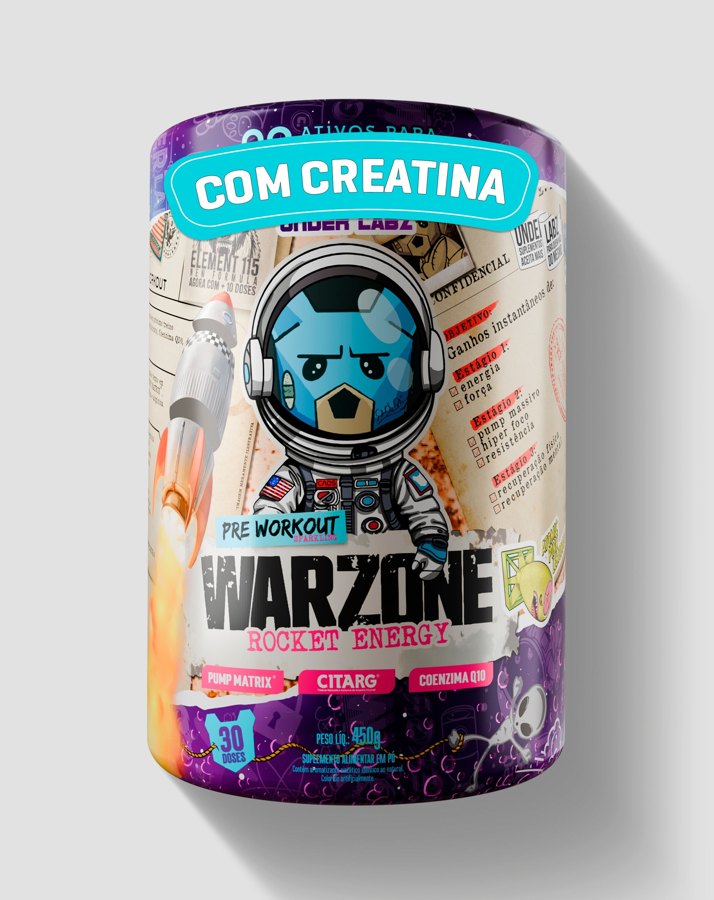 UNDER LABZ WARZONE ROCKET ENERGY ATOMIC PINK LEMONADE