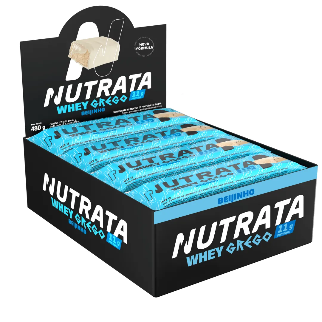 NUTRATA BARRA GREGO BEIJINHO - 40G