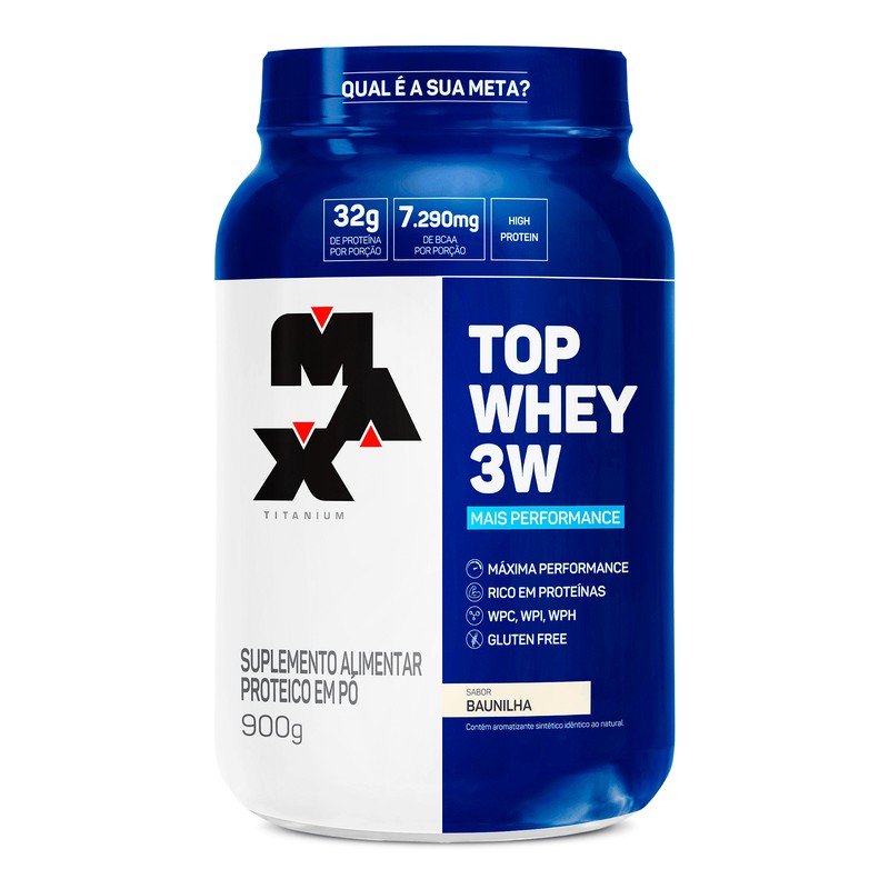 MAX TITANIUM TOP WHEY BAUNILHA