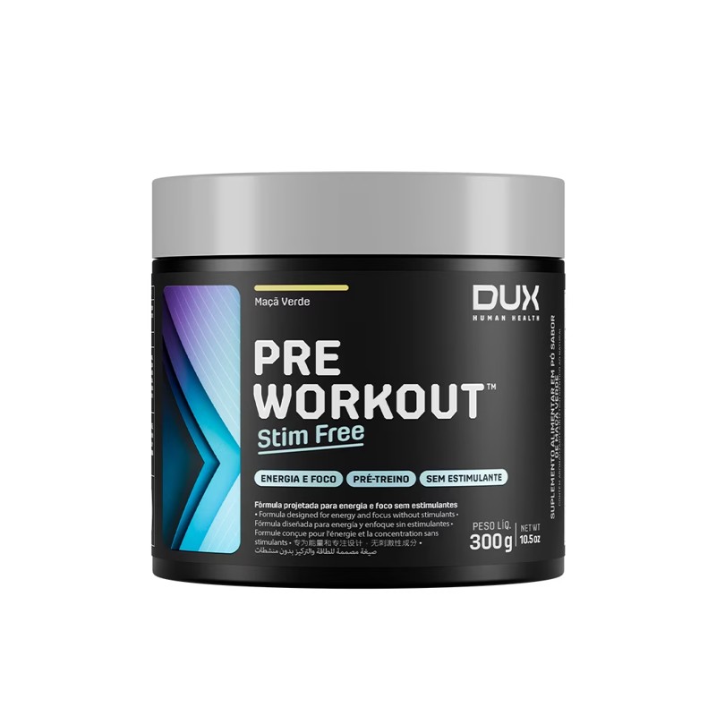 DUX PRÉ WORKOUT ORIGINAL STIM FREE MAÇA VERDE