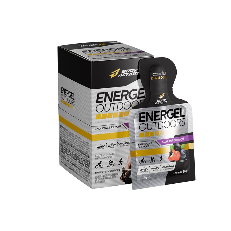 BODY ACTION ENERGEL OUTDOORS GUARANA COM ACAI