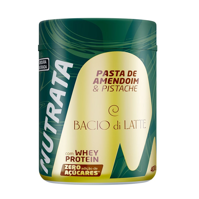 NUTRATA PASTA DE AMENDOIM PISTACHE BACIO DI LATTE