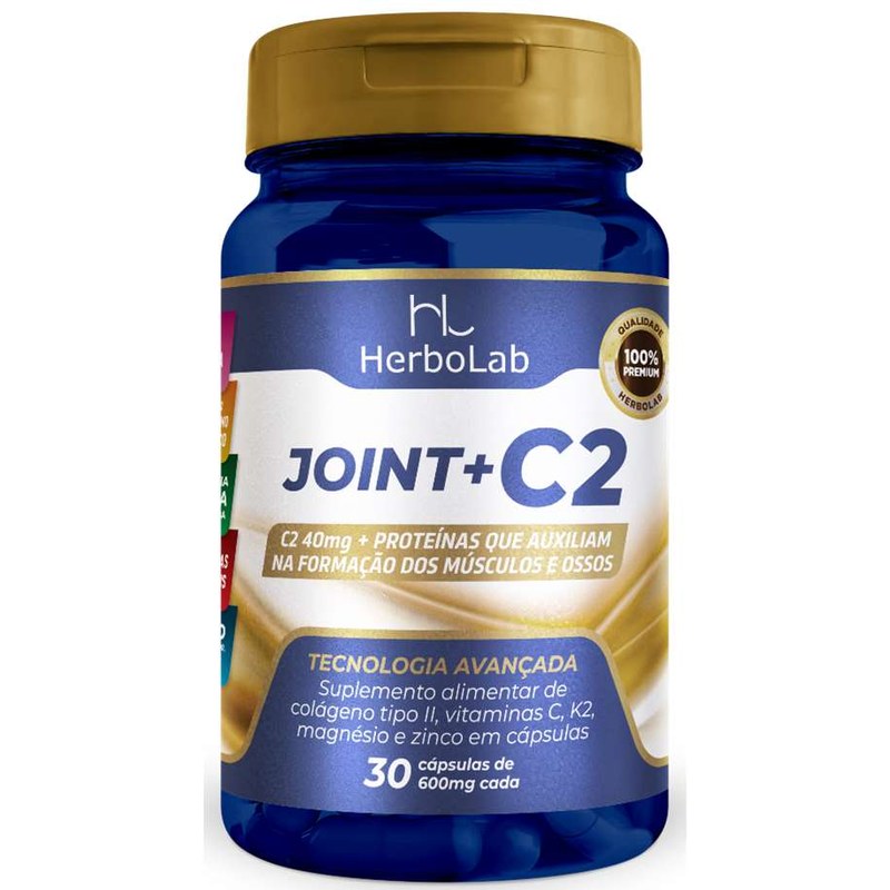 HERBOLAB JOIN T + C2 (COLÁGENO TIPO II + VITAMINAS K, C + MAGNÉSIO + ZINCO)