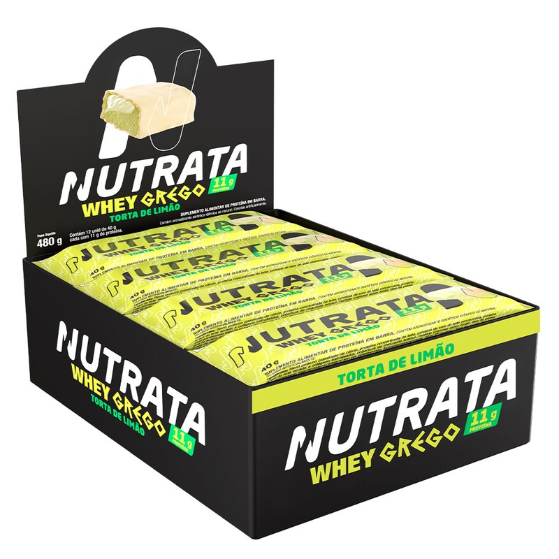 NUTRATA BARRA GREGO TORTA DE LIMAO - 40G