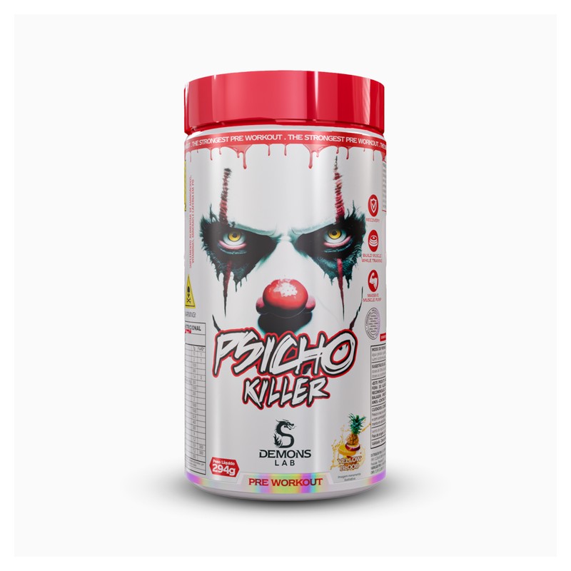 DEMONS LAB PRÉ TREINO PSICHO KILLER YELLOW BLOODY