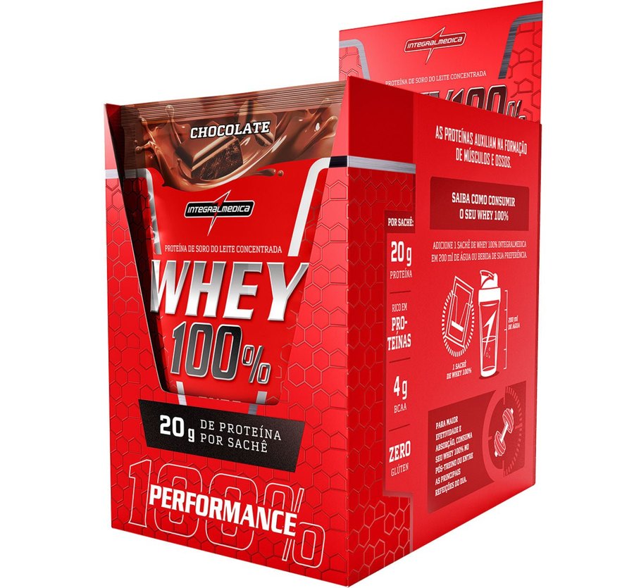 INTEGRAL MEDICA WHEY 100% CHOCOLATE SACHE