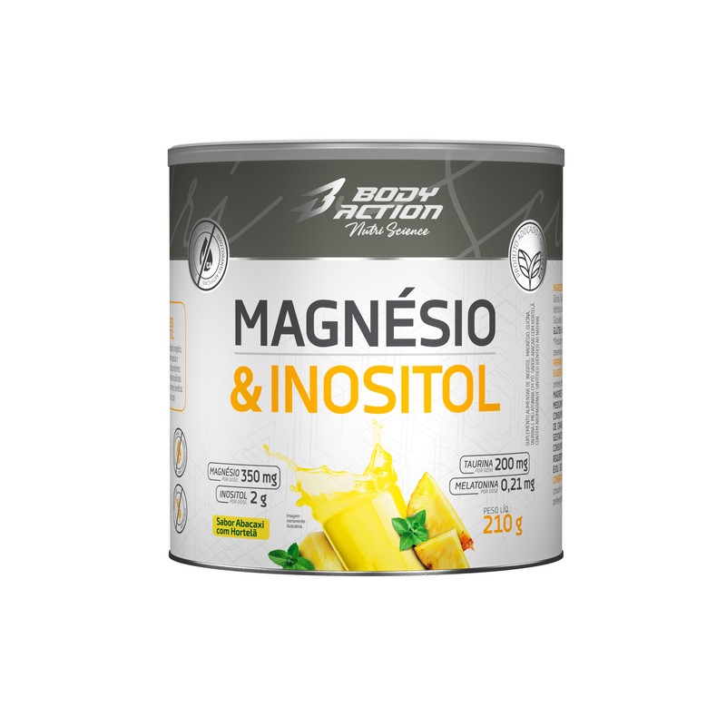 BODY ACTION MAGNESIO & INOSITOL ABACAXI COM HORTELA