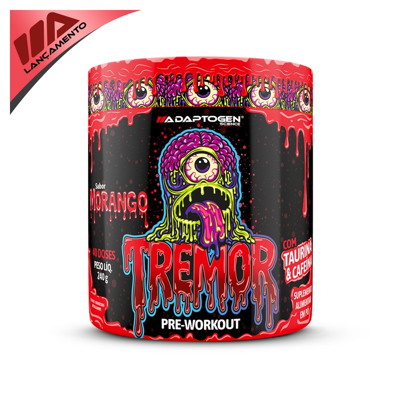 ADAPTOGEN TREMOR PRE TREINO MORANGO