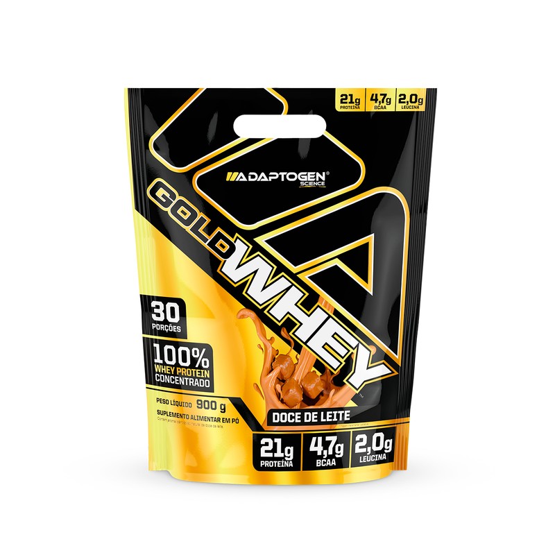 ADAPTOGEN GOLD WHEY DOCE DE LEITE REFIL