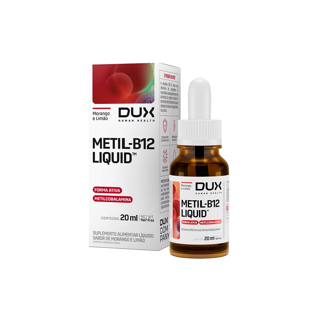 DUX VITAMINA B12 MORANGO E LIMÃO