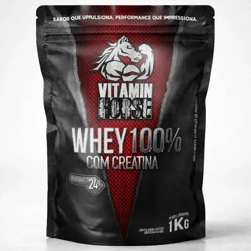 Vitamin Horse WHEY 100% REFIL BAUNILHA