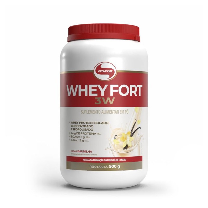 VITAFOR WHEY FORT 3W POTE BAUNILHA