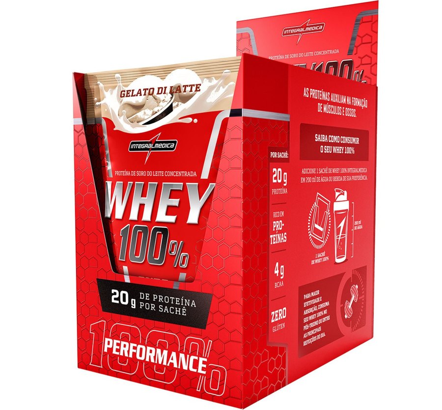 INTEGRAL MEDICA WHEY 100% GELATO DI LATTE SACHE