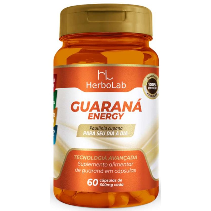 HERBOLAB GUARANÁ ENERGY (GUARANÁ + CAFEÍNA)