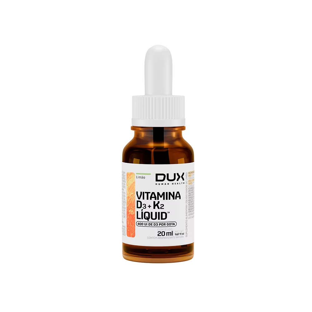 DUX VITAMINA D3 + K2 LIMÃO