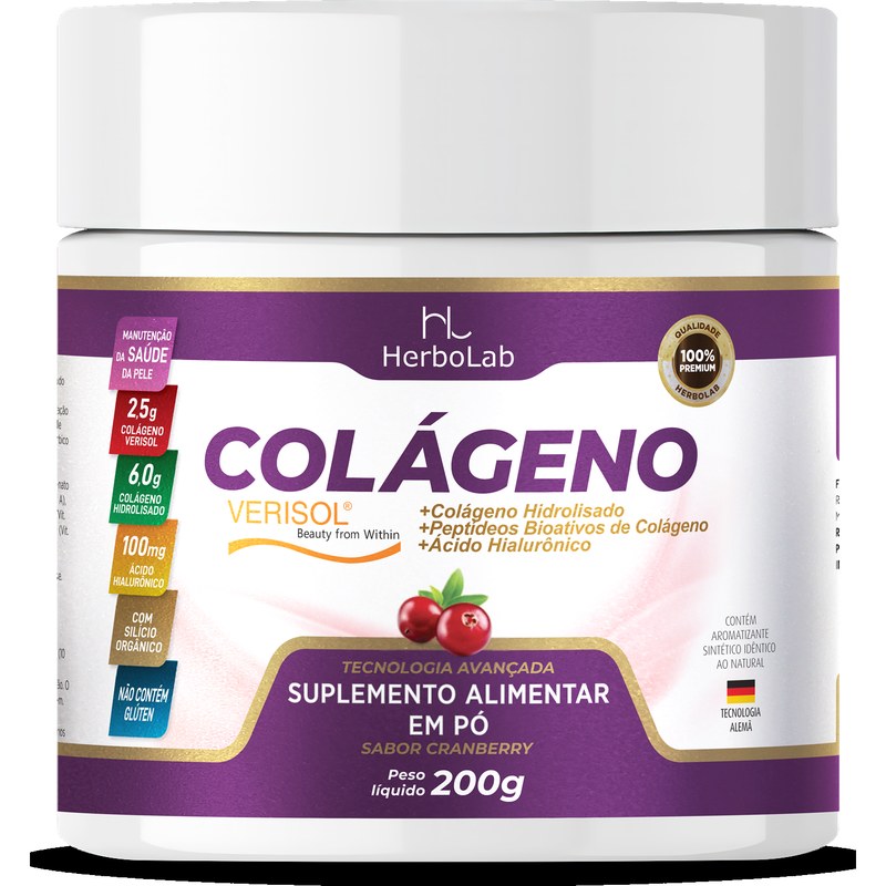 HERBOLAB COLAGENO VERISOL CRANBERRY