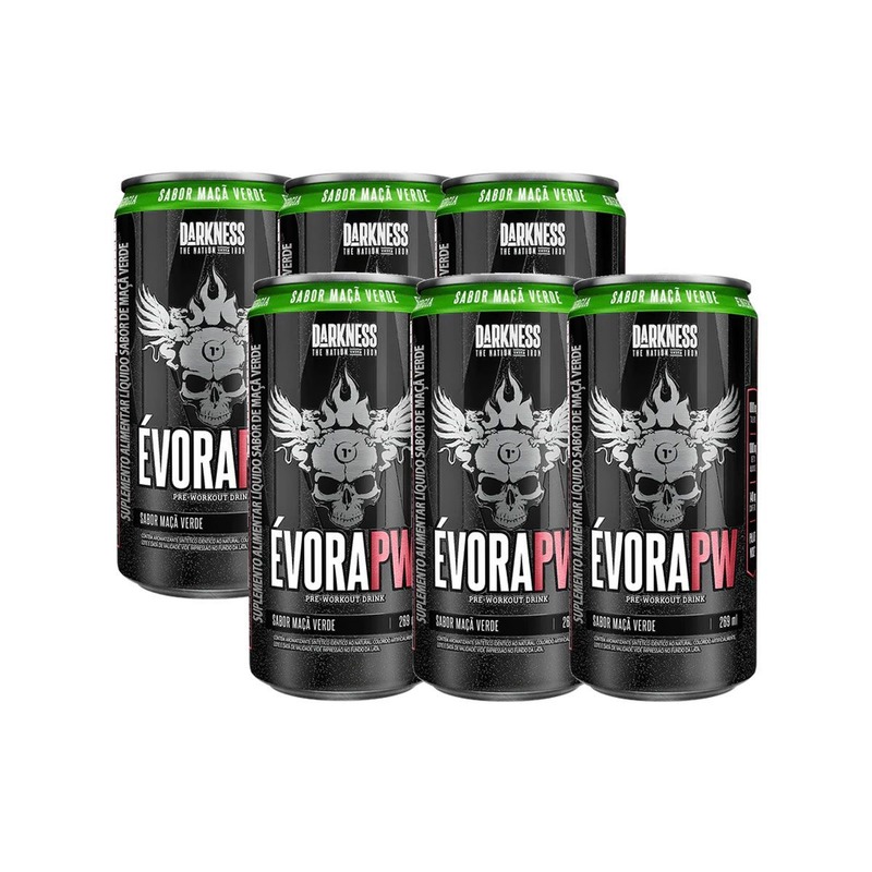 DARKNESS ENERGETICO EVORA DRINK MAÇA VERDE ( FARDO )