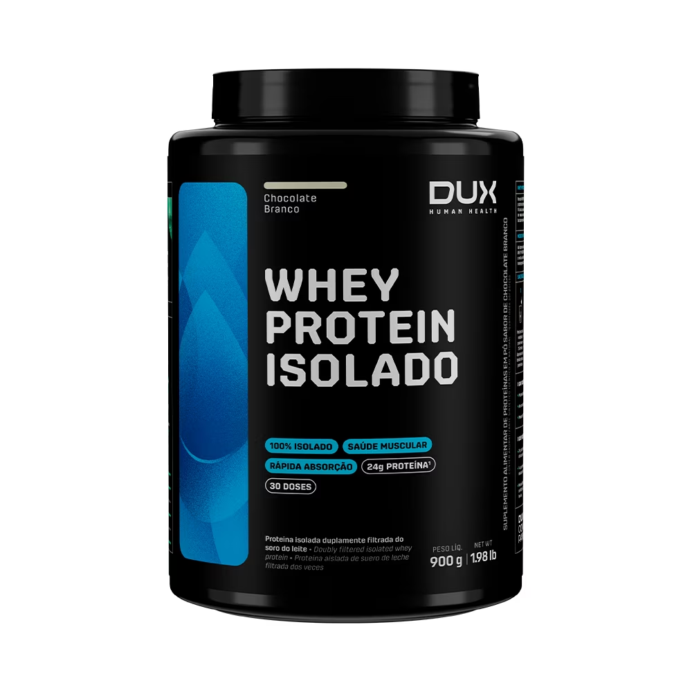 DUX WHEY ISOLADO POTE CHOCOLATE BRANCO
