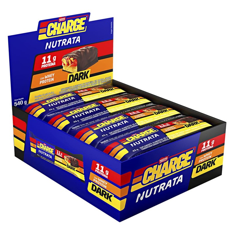 NUTRATA BARRA CHARGE DARK - 40G
