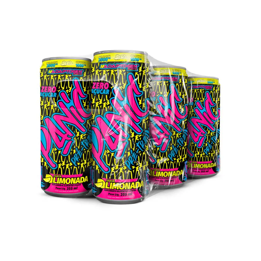 ADAPTOGEN PANIC PRÉ-TREINO DRINK LIMONADA (PACK 6UN)