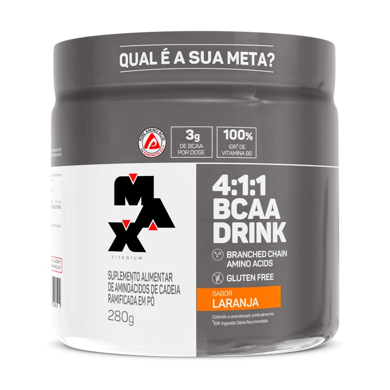 MAX TITANIUM BCAA DRINK LARANJA