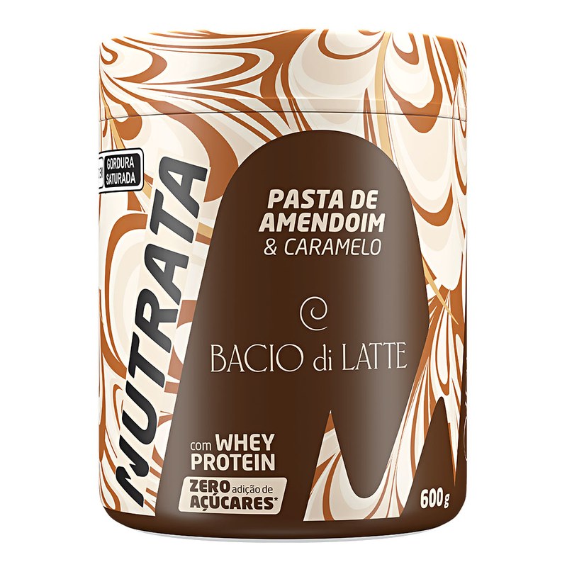 NUTRATA PASTA DE AMENDOIM BACIO DI LATTE CARAMELO SALGADO
