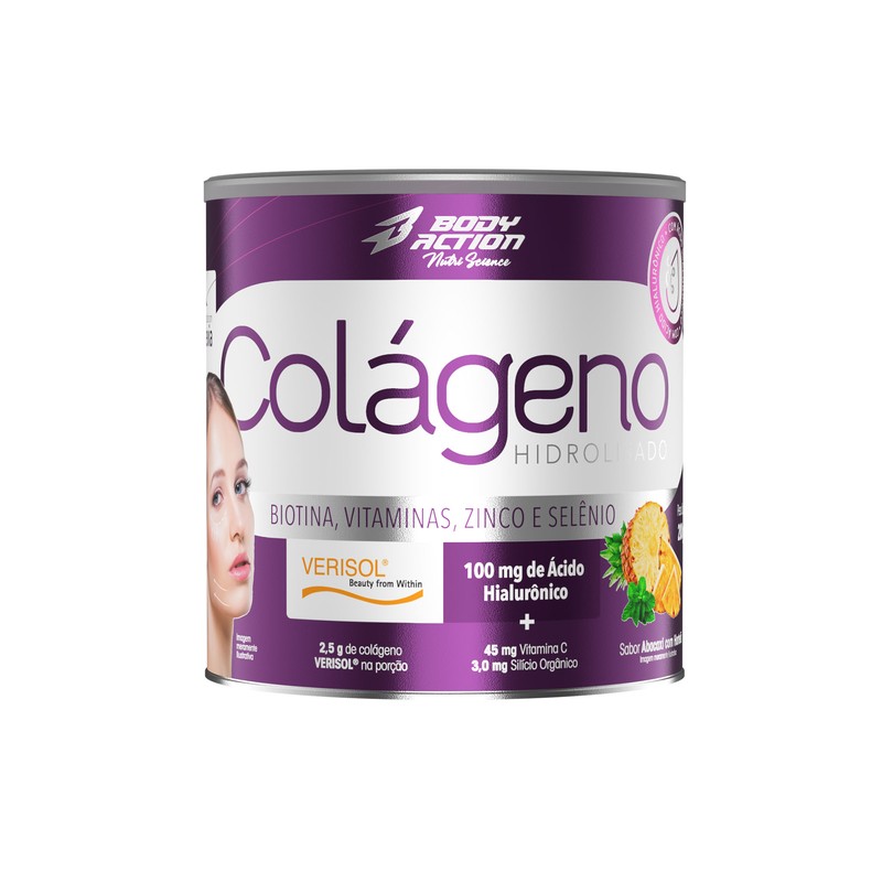 BODY ACTION COLAGENO VERISOL COM ACIDO HIALURONICO ABACAXI COM HORTELA