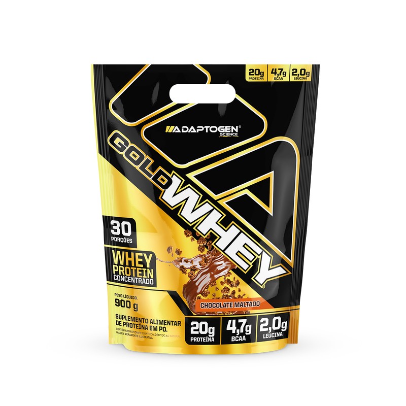 ADAPTOGEN GOLD WHEY CHOCOLATE MALTADO REFIL