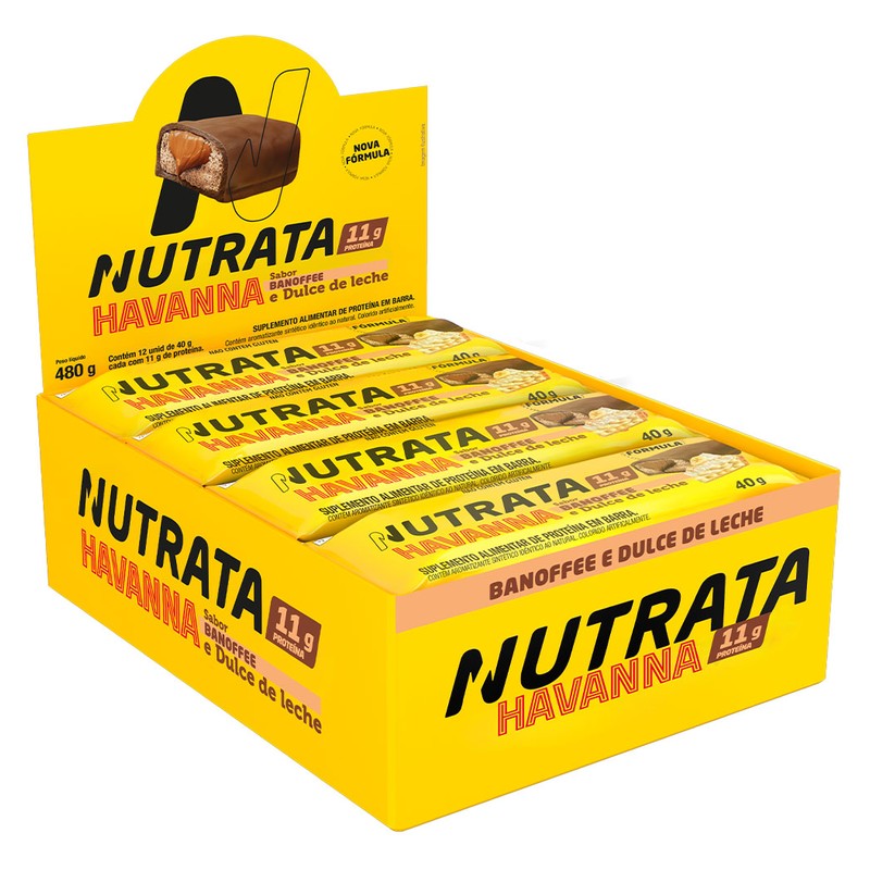 NUTRATA BARRA GREGO HAVANNA BANNOFFEE - 40G