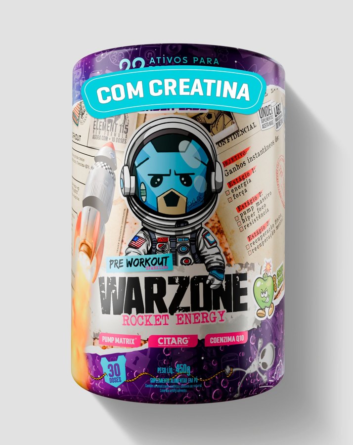 UNDER LABZ WARZONE ROCKET ENERGY GREEN BOMB