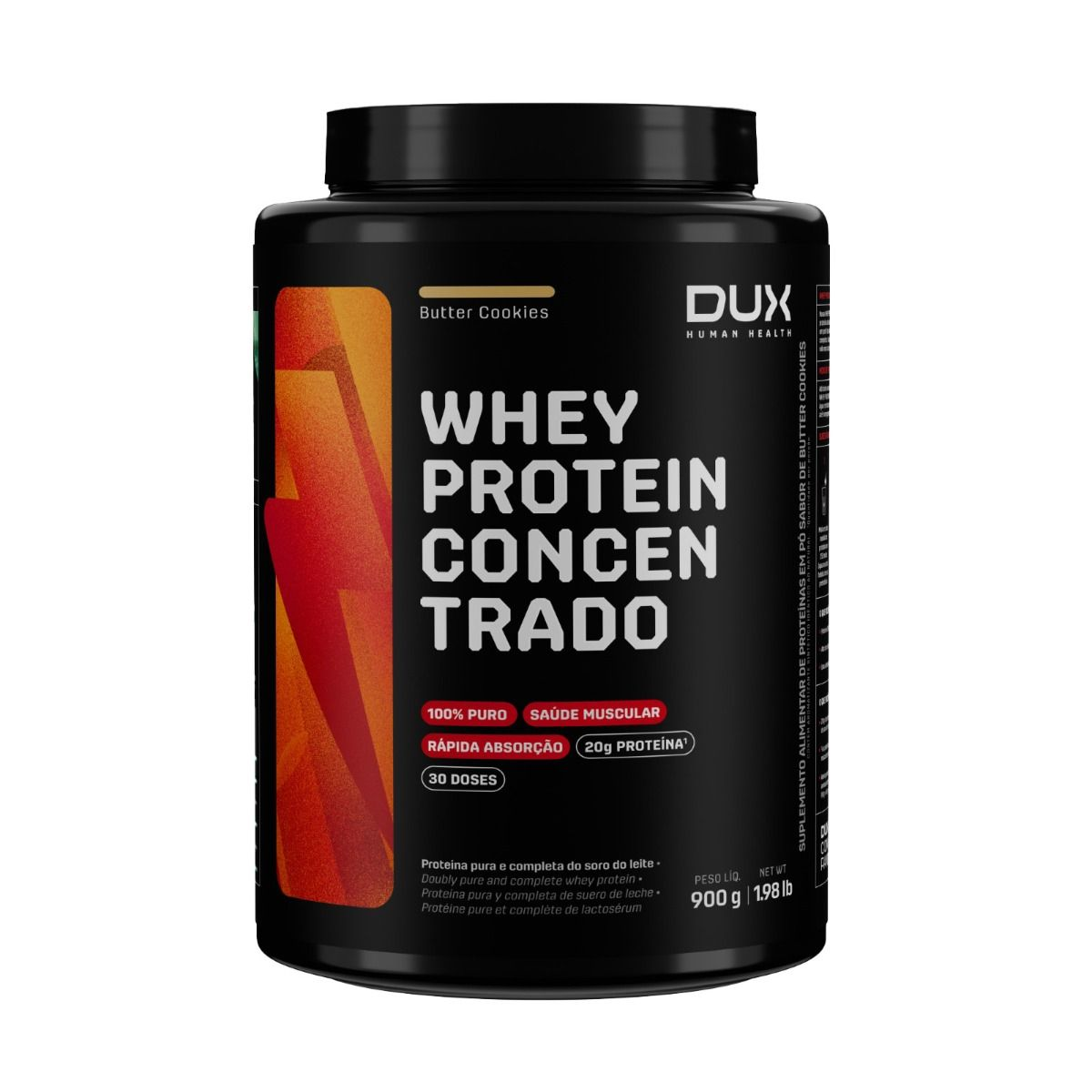 DUX WHEY CONCENTRADO POTE BUTTER COOKIES