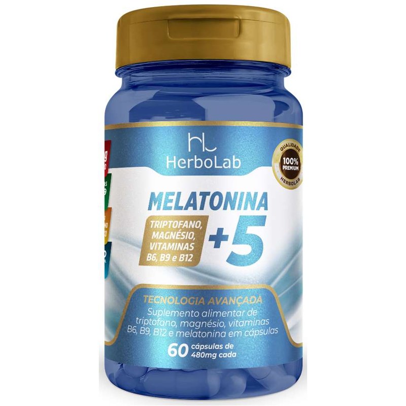 HERBOLAB MELATONINA + 5