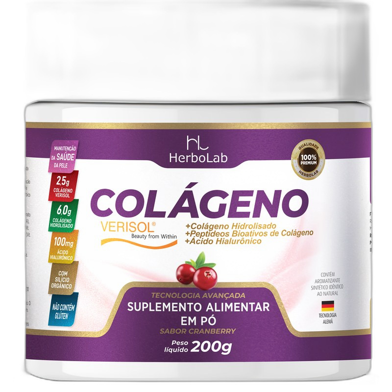 HERBOLAB COLAGENO VERISOL CRANBERRY