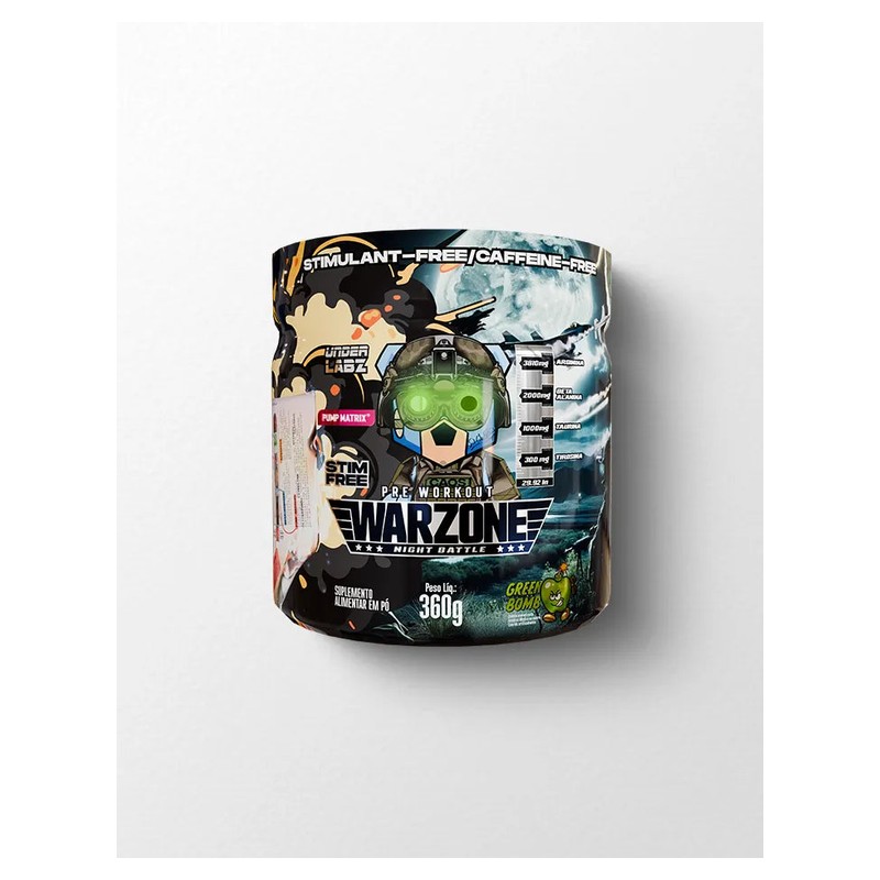 UNDER LABZ WARZONE NIGHT GREEN BOMB SEM CAFEINA