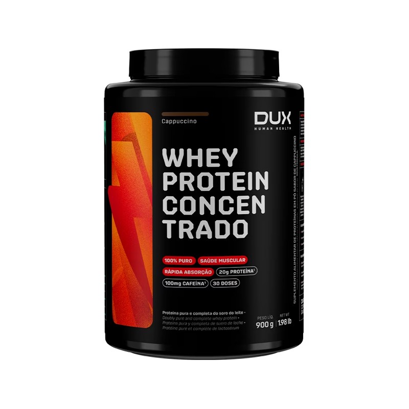 DUX WHEY CONCENTRADO POTE CAPUCCINO