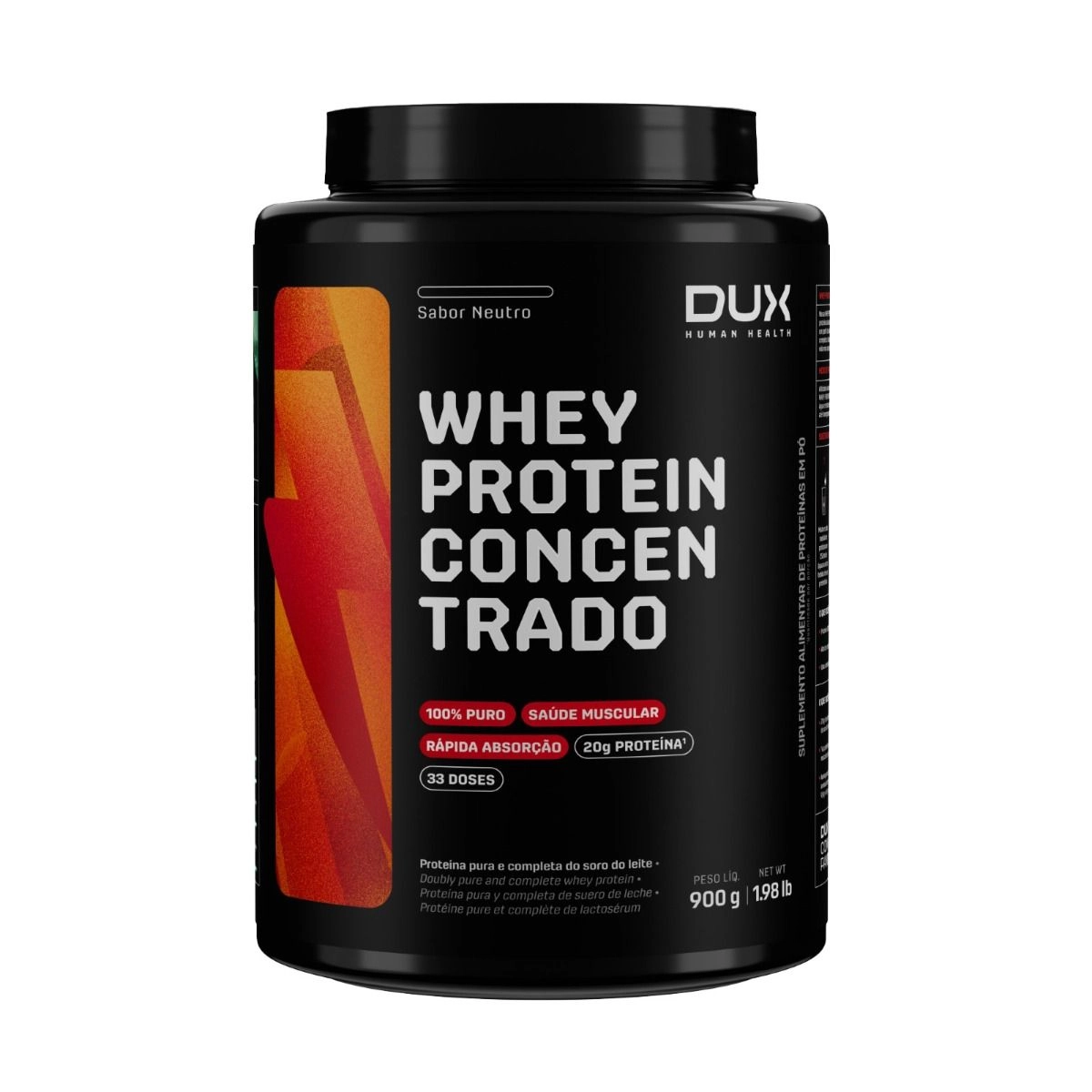 DUX WHEY CONCENTRADO POTE NEUTRO