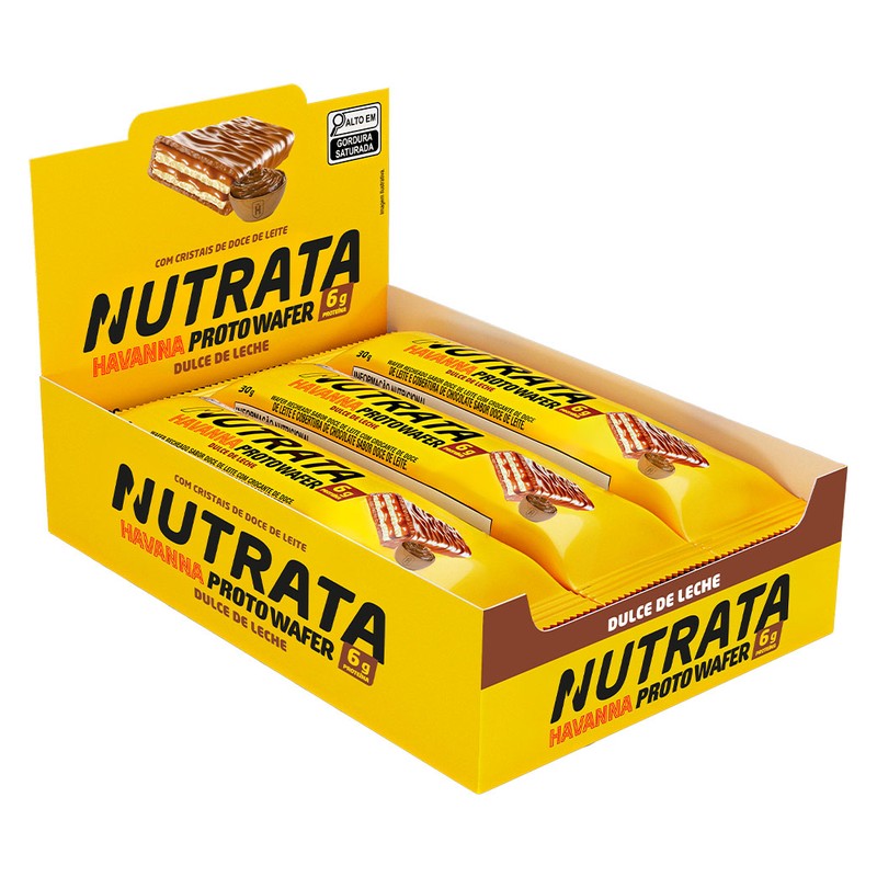 NUTRATA BARRA PROTO WAFER HAVANNA DULCE DE LECHE