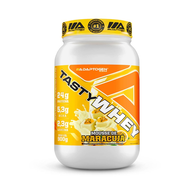 ADAPTOGEN TASTY WHEY MOUSSE DE MARACUJA