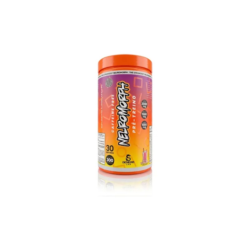 DEMONS LAB PRÉ TREINO INSANE NEUROMORPH FRUIT PUNCH CAFFEINE FREE