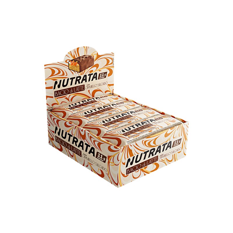 NUTRATA BARRA BACIO DI LATTE CARAMELLO SALGADO - 45G