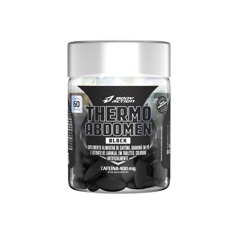 BODY ACTION THERMO ABDOMEN BLACK 400MG CAFEINA