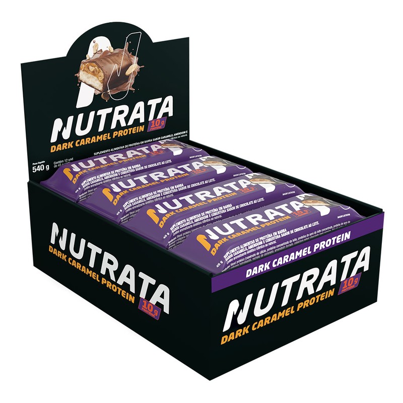 NUTRATA BARRA PROTEINA DARK CARAMEL - 45G