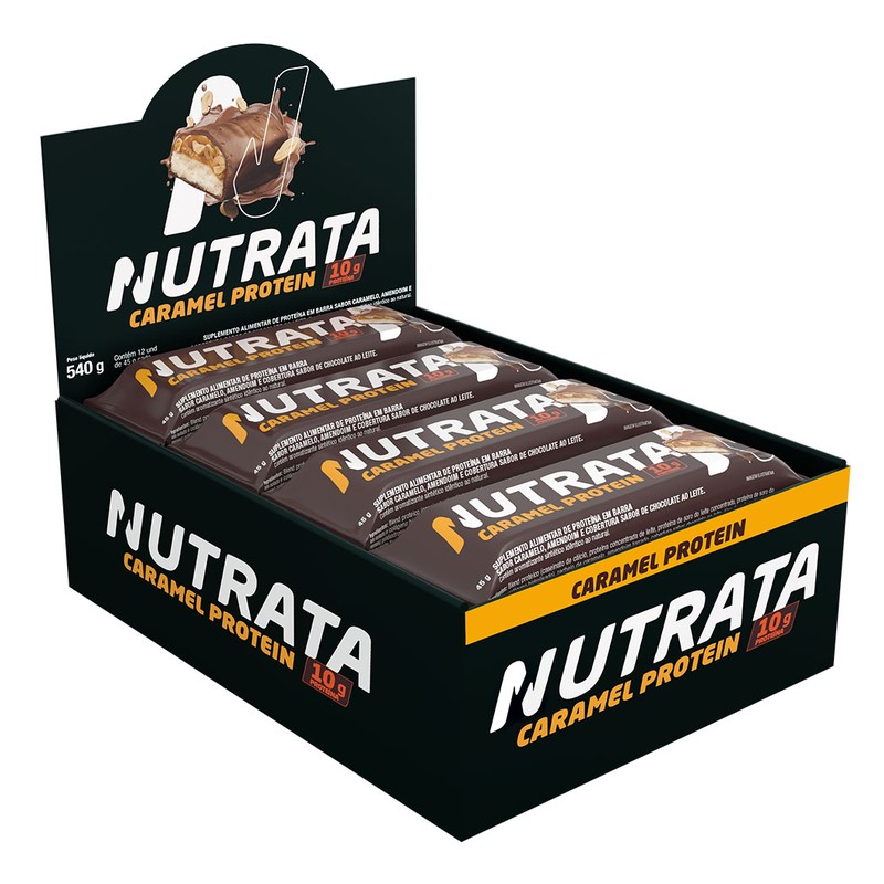 NUTRATA BARRA PROTEINA CARAMEL - 45G
