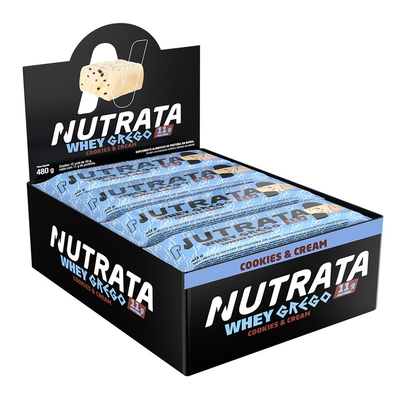 NUTRATA BARRA GREGO COOKIES - 40G