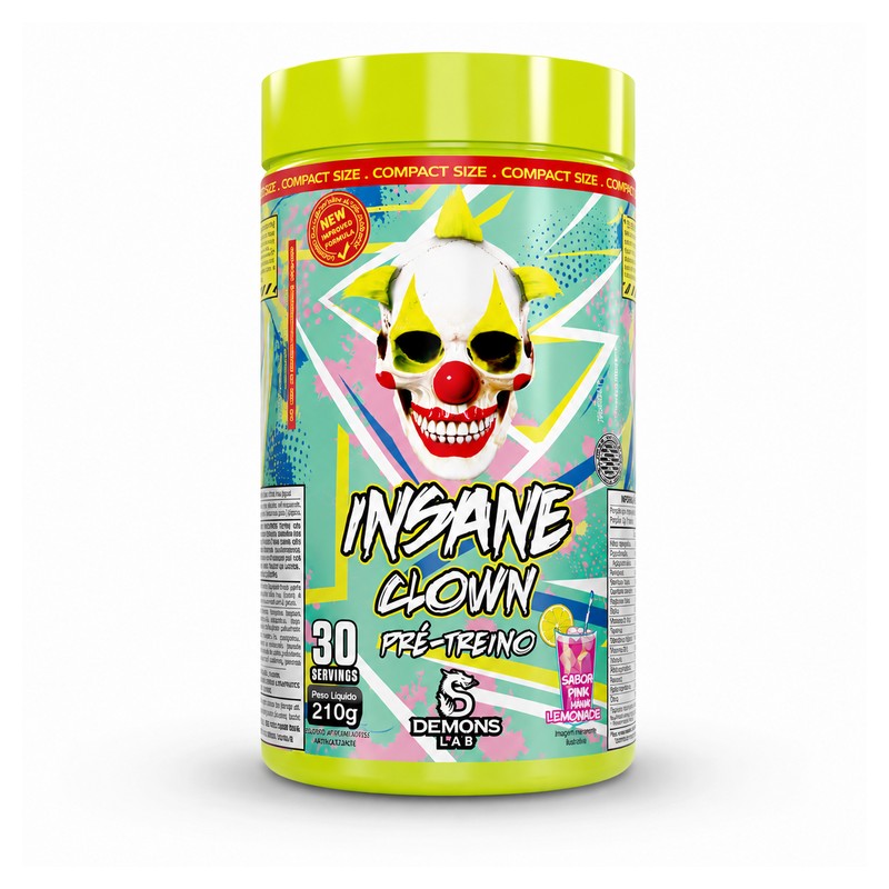 DEMONS LAB PRÉ TREINO INSANE CLOWN PINK LEMONADE