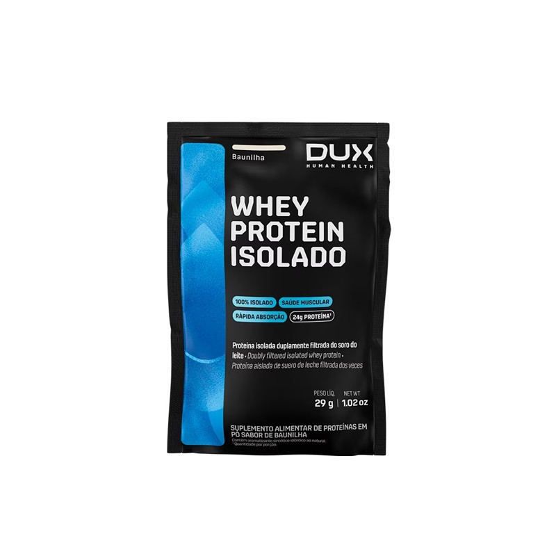 DUX WHEY ISOLADO SACHE BAUNILHA