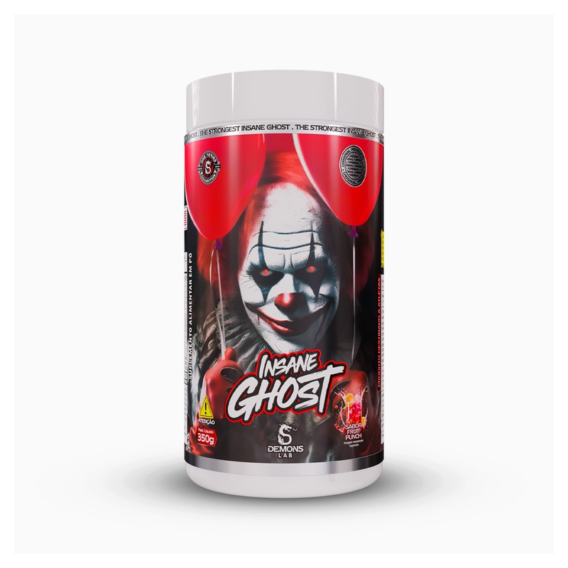 DEMONS LAB PRÉ TREINO INSANE GHOST FRUTAS VERMELHAS BOX