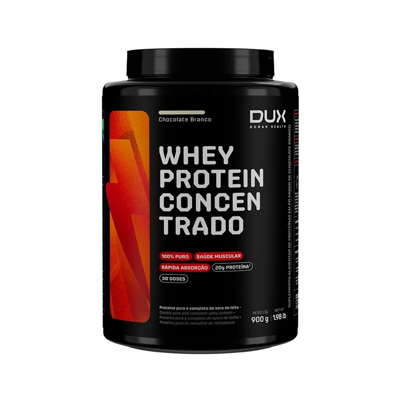 DUX WHEY CONCENTRADO POTE CHOCOLATE BRANCO