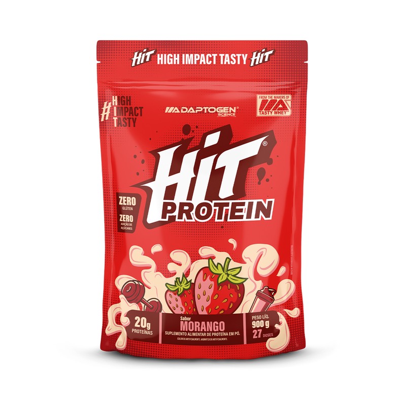 ADAPTOGEN HIIT PROTEIN MORANGO REFIL